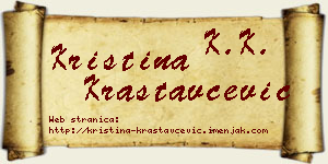 Kristina Krastavčević vizit kartica